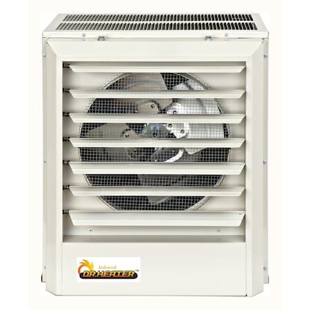 Dr Infrared Heater Fan Forced Electric Unit Heater, 3 Phase, 240V, 11.2kW/15kW, 14 in W DR-P3150